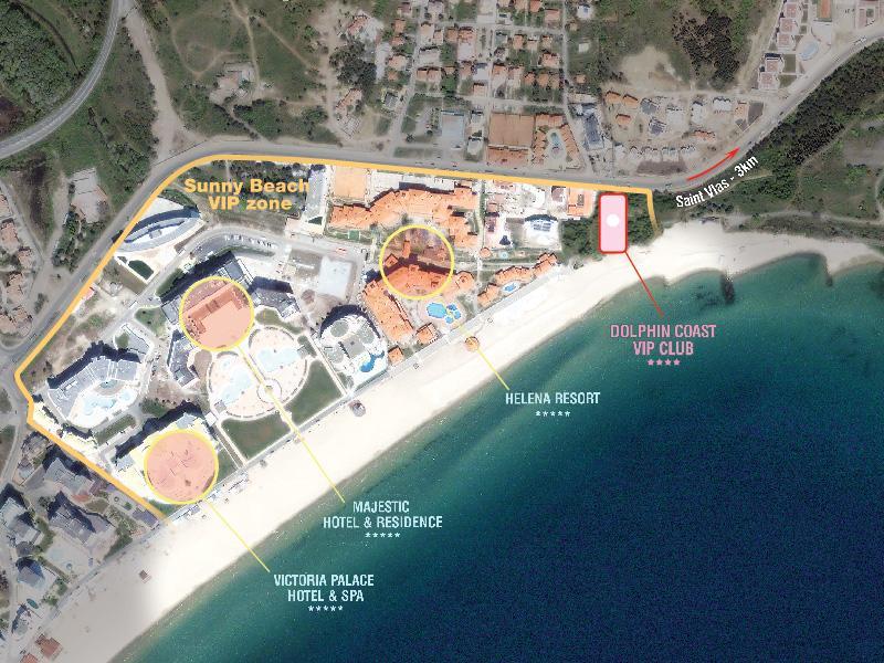 Vip Club Dolphin Coast Aparthotel Sunny Beach Exterior photo